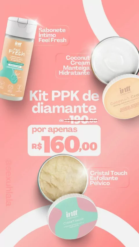 Kit PPK De Diamante Com 3 Produtos