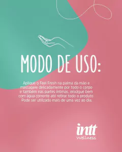 Sabonete Intimo Feel Fresh Morango Intt Wellness 100ml - comprar online