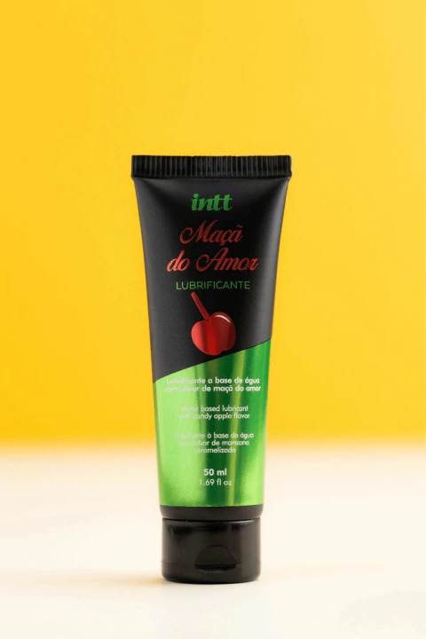 Lubrificante Íntimo Beijavel Maçã do Amor a Base de Água Intt 50ml