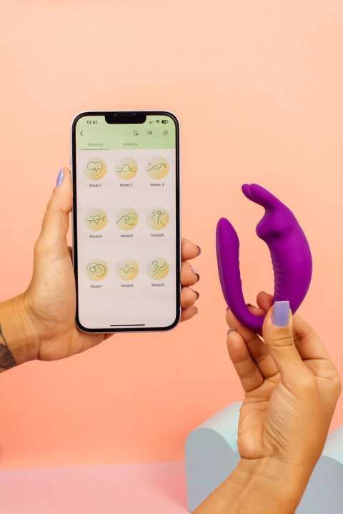 Hera Vibrador de Casal via APP Mundial