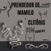 Prendedor Duo Mamilos e Clitóris