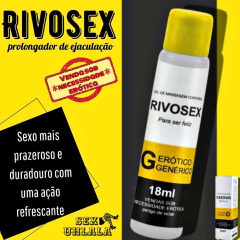Rivosex Retardante de Ejaculação Masculino Refrescante com Cravo e Canela 18ml