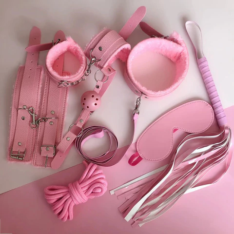 Kit Sado Bandage BDSM 2 com 8 peças