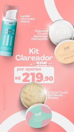 Kit Clareador Intimo Com 3 Produtos
