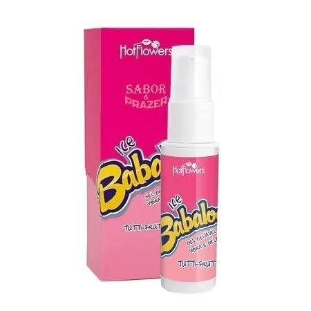Gel beijável ice Babaloo Tutti Frutti- Efeito Vibrante e Gelado
