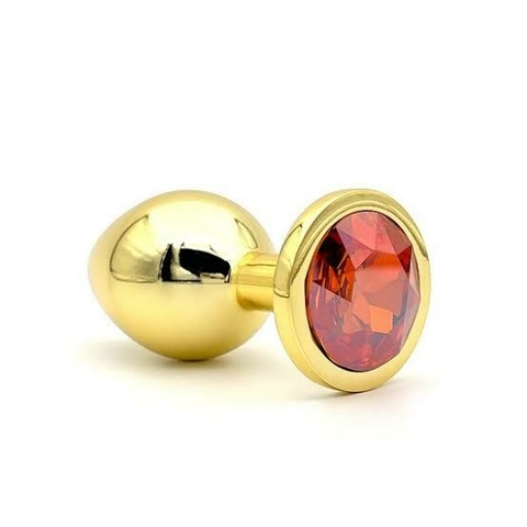 Plug Anal Com Cristal P DOURADO
