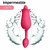 Rosa vibrador duplo - 10 modos de vibração - Belle Brás