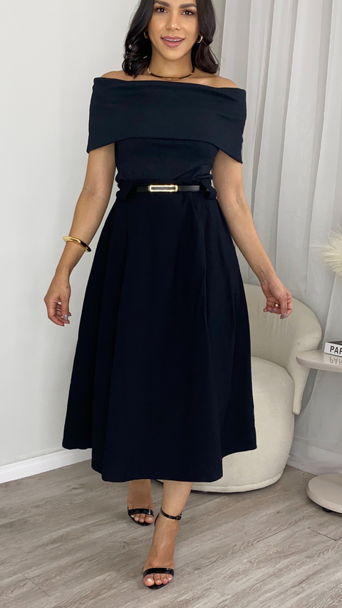 SAIA MIDI ANTONIA PRETA - comprar online