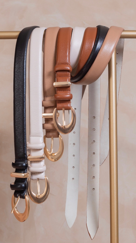 Cinto feminino suzy couro legítimo - comprar online