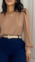 BLUSA GREICY CAPUCCINO - By Carola Rodrigues - Moda Feminina 