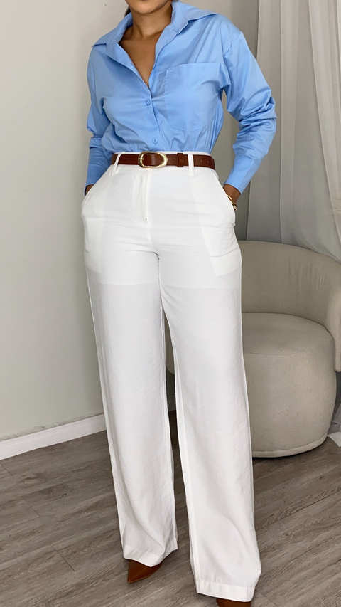 CALÇA PANTALONA LHUA BRANCO - comprar online