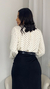 CAMISA FEMININA POÁ CLHOE OFF WHITE - loja online