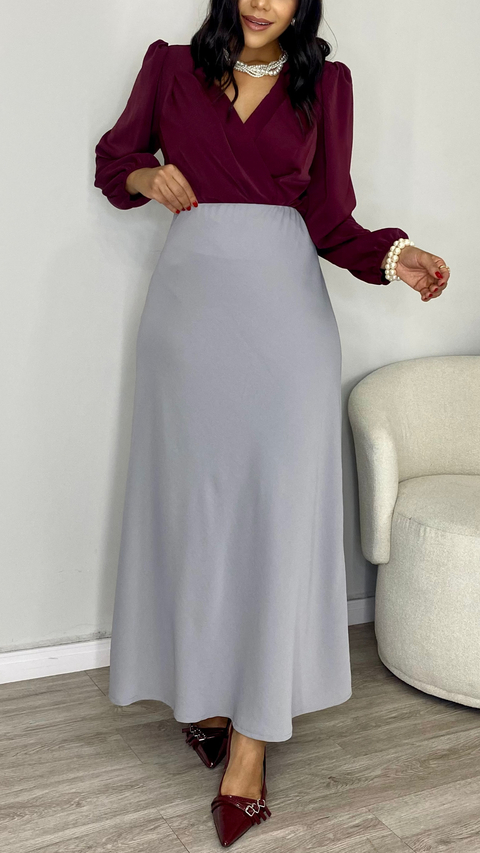 SAIA RAVENA CINZA - comprar online