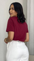 CAMISETA BASIC FASHION CEREJA - By Carola Rodrigues - Moda Feminina 