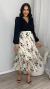 SAIA MIDI TULE DIANA OFF - comprar online