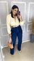 CALÇA WIDE LEG JEANS ESCURA COM LYCRA PREMIUM - comprar online