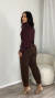 CALÇA ALFAIATARIA CENOURA MAITÊ MARROM CAFÉ na internet