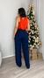 CALÇA PANTALONA LHUA MARINHO - By Carola Rodrigues - Moda Feminina 