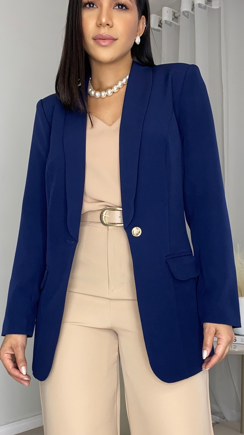 BLAZER ALFAIATARIA PENÉLOPE MARINHO - comprar online