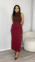 SAIA MIDI ALFAIATARIA CLARICE CEREJA