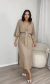 VESTIDO MIDI ARETUZA CAPUCCINO