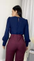 BLUSA GREICY AZUL MARINHO - loja online