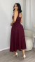 VESTIDO ALICE VINHO - By Carola Rodrigues - Moda Feminina 