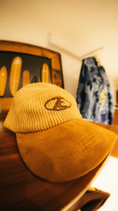 Gorra 5 paneles Cord Snow '00 beige - KINDA