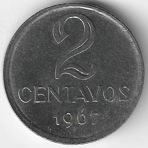 Brasil, 2 Centavos - 1967 - comprar online