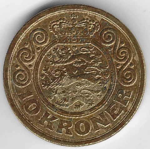 Dinamarca, 10 Kroner (Margrethe II) - 1997 - comprar online