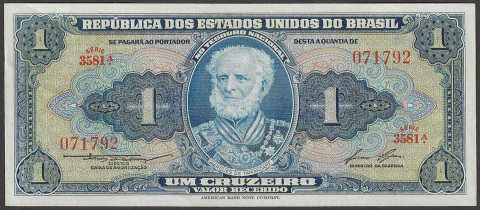 [C013] Brasil, 1 Cruzeiro (Marquês de Tamandaré) - S3581