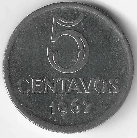 Brasil, 5 Centavos - 1967 - comprar online