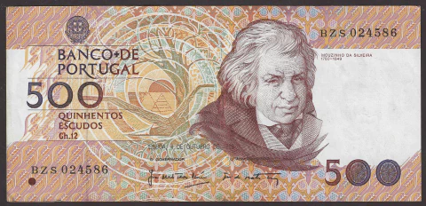 Portugal, 500 Escudos (Jose Xavier Mouzinho) - 1987 - comprar online