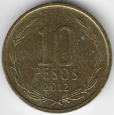 Chile, 10 Pesos - 2012 - comprar online