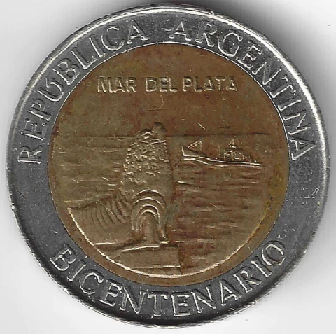Argentina, 1 Peso (Mar del Plata) - 2010 - comprar online