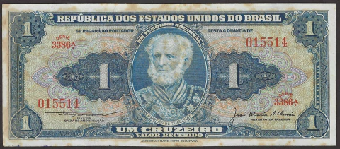 [C012] Brasil, 1 Cruzeiro (Marquês de Tamandaré) - S3386 - comprar online
