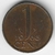 Holanda, 1 Cent (Juliana) - 1966