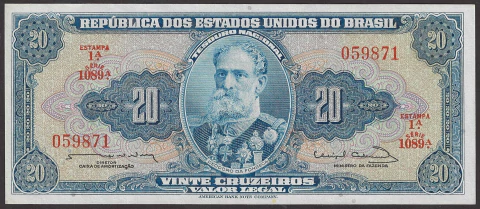 [C023] Brasil, 20 Cruzeiros (Deodoro da Fonseca) - S1089 - comprar online