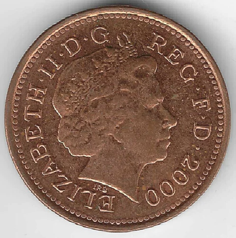Reino Unido, 1 Penny (Elizabeth II) - 2000 - comprar online