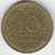 França, 10 Centimes - 1980