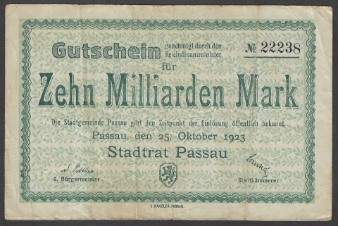 República de Weimar, 10.000.000.000 Mark - 1923 - comprar online