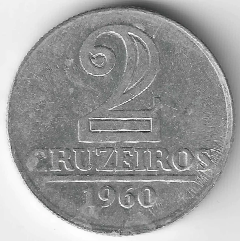 Brasil, 2 Cruzeiros - 1960 - comprar online