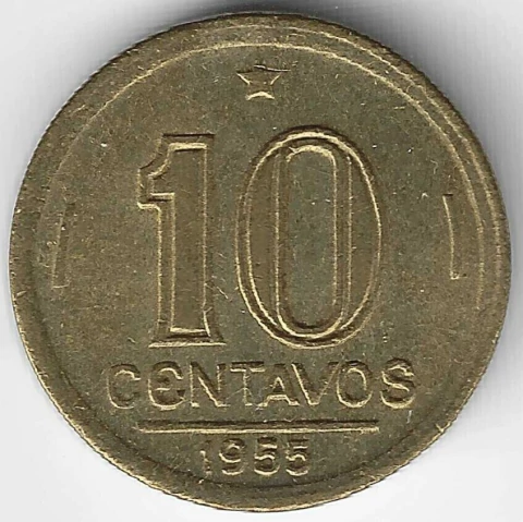 Brasil, 10 Centavos (José Bonifácio) - 1955 - comprar online