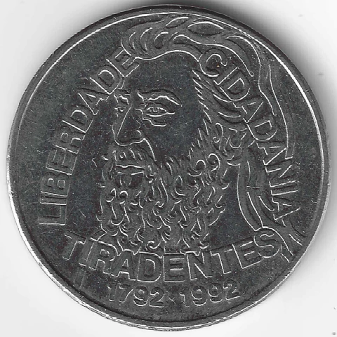 Brasil, 5000 Cruzeiros (Tiradentes) - 1992 - comprar online
