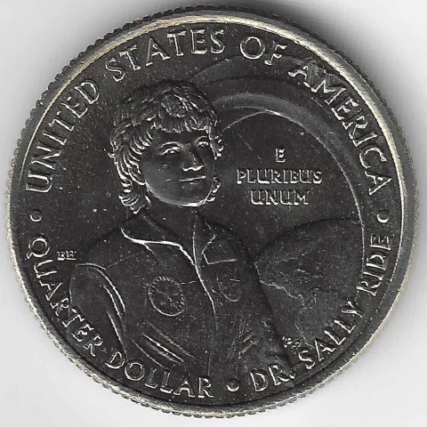 Estados Unidos, 25 Cents (Dr. Sally Ride) - 2022D - comprar online