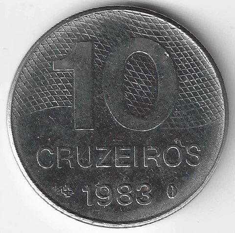 Brasil, 10 Cruzeiros - 1983 - comprar online