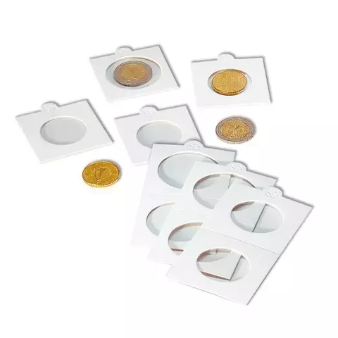 Leuchtturm, Holder Auto-Colante para Moedas (Branco) - 20mm - comprar online