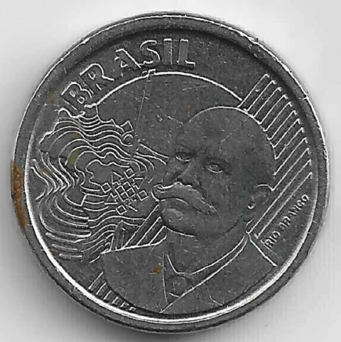 Brasil, 50 Centavos 2013 - Brasil duplo
