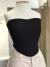 Top preto cintilante tricot corset - B.fly - comprar online