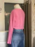 Imagem do Blusa cropped rosa chiclet em viscolinho - REGINA SALOMÃO